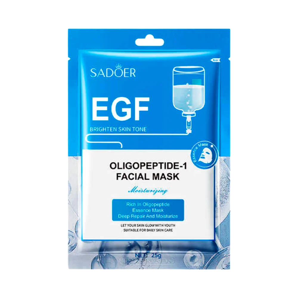 Mascarilla facial hidratante sadoer con extracto de oligopéptido-1, 25g / sd91013