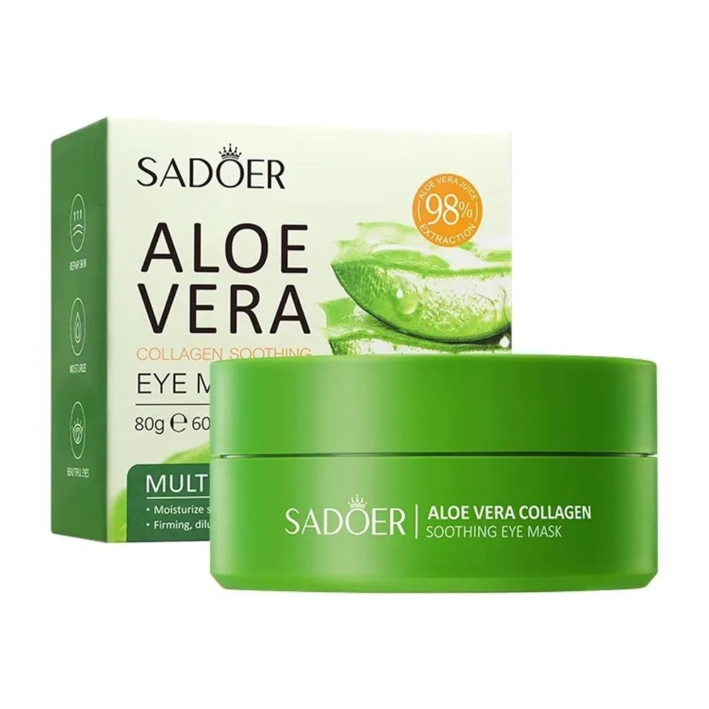 Mascarilla hidratante para ojos sadoer con extracto de aloe vera, 80g / sd92427