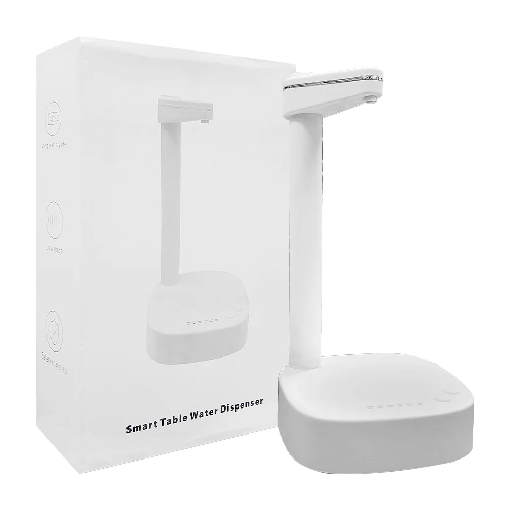 Dispensador de agua, automático recargable con base inteligente para colocar vasos / smart table water dispenser / fy-817