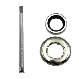 Céspol sofo de cromo con boquilla de 1 1/4 pulgada para lavabo, 50cm …