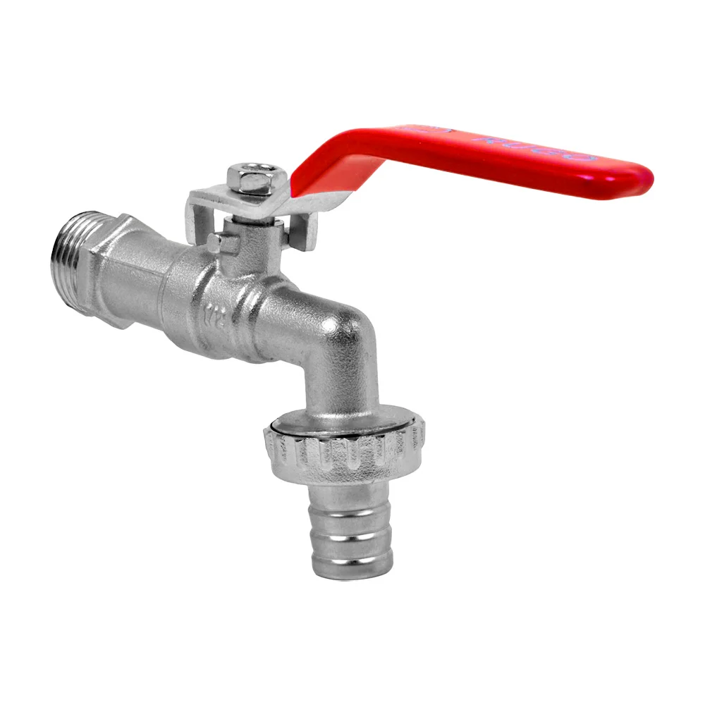 Llave de jardín solvex de 1/2 metálica con mango de plástico / sf-70050