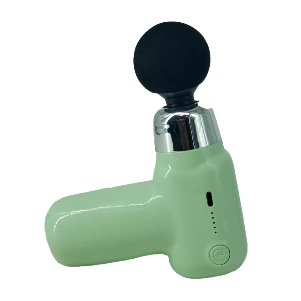 Pistola masajeadora con 5 velocidades y 4 cabezales intercambiables, variedad de colores / sfm-18