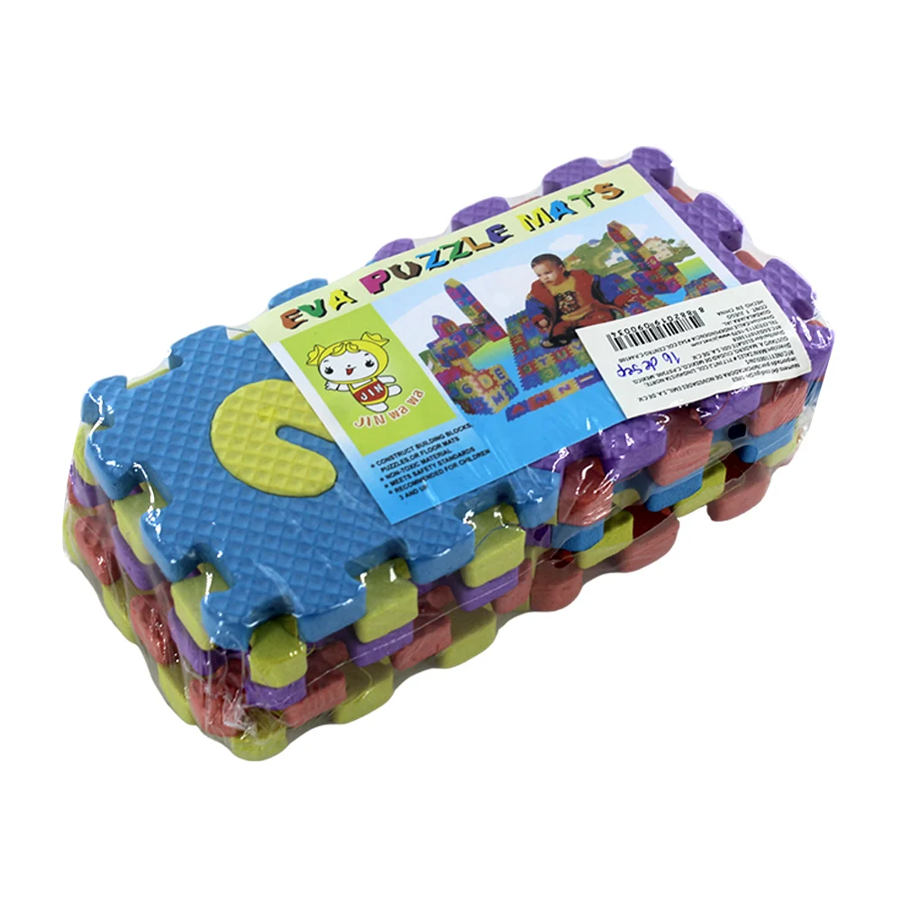 Mini tapete de foamy didáctico tipo rompecabezas con diseño de números, 9x9cm