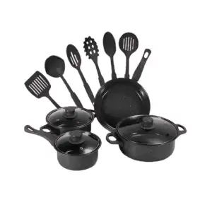 Kit de cocina con 13 piezas con 6 utensilios para cocina, 1 sarten de…