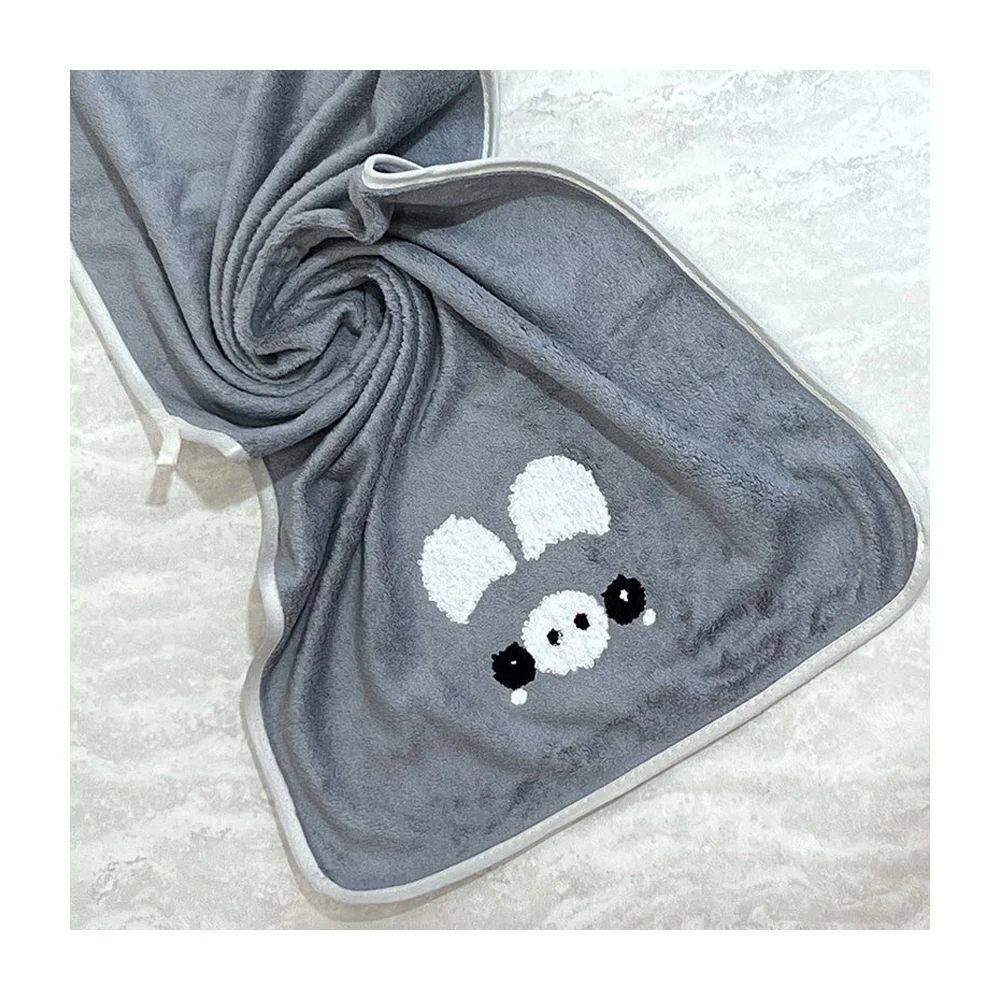 Toalla pequeña afelpada para manos con diseño de animal, 73x35cm, variedad de diseños y colores / sj07