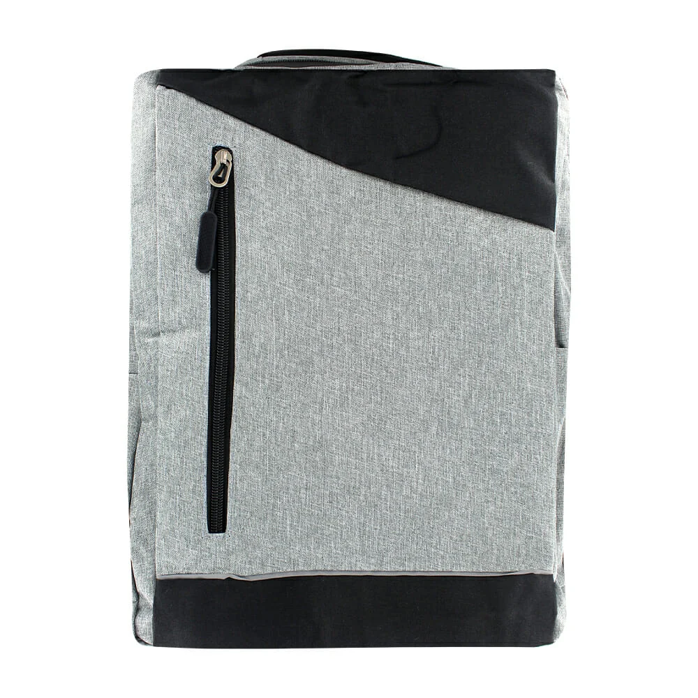 Juego de mochila grande lisa con 2 compartimentos, detalle reflectivo, bolsa multifuncional y lapicera colorera, variedad de colores / sk-1361#