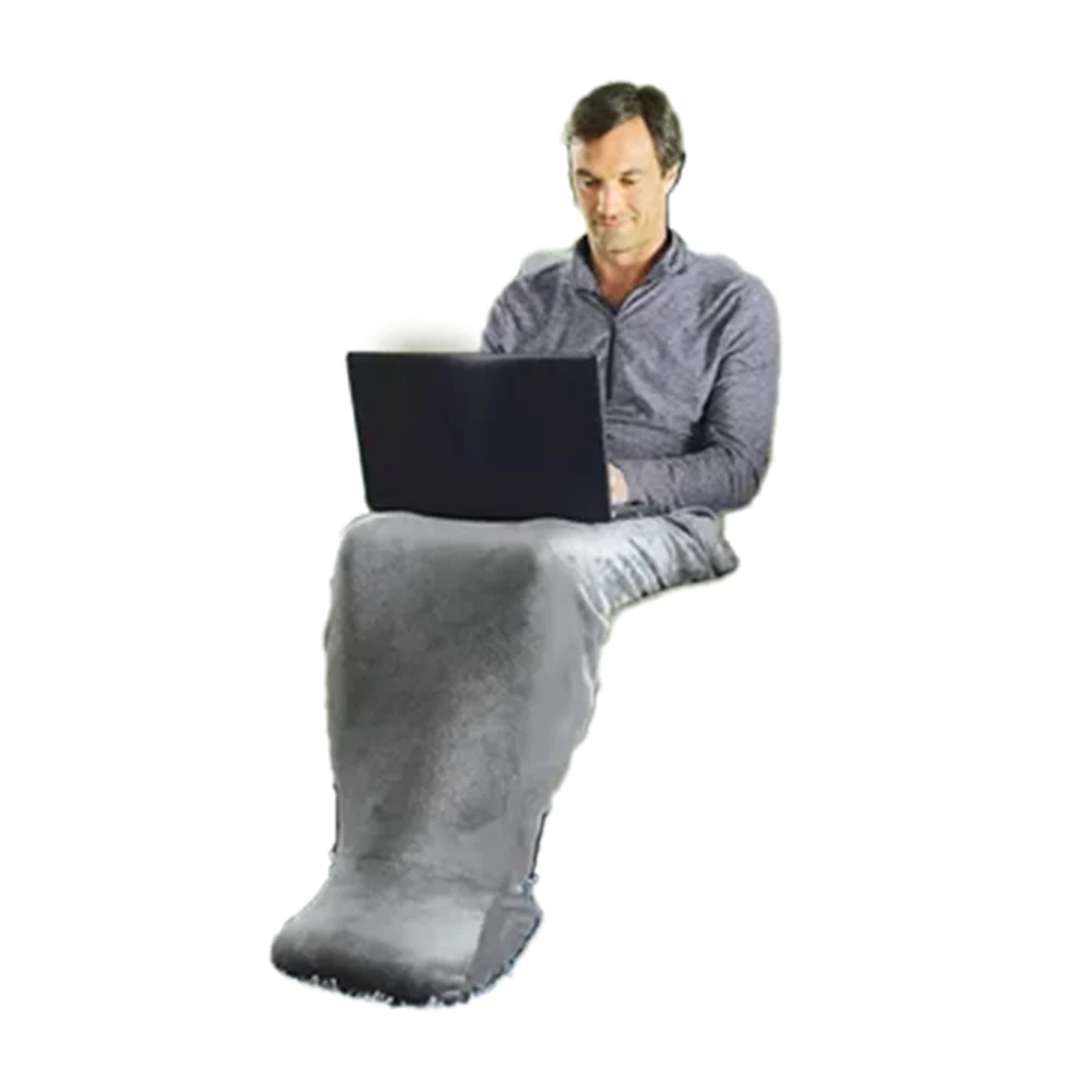 Manta-frazada térmica individual con masajeador para pies / massaging heating wrap sl-070 / 81155