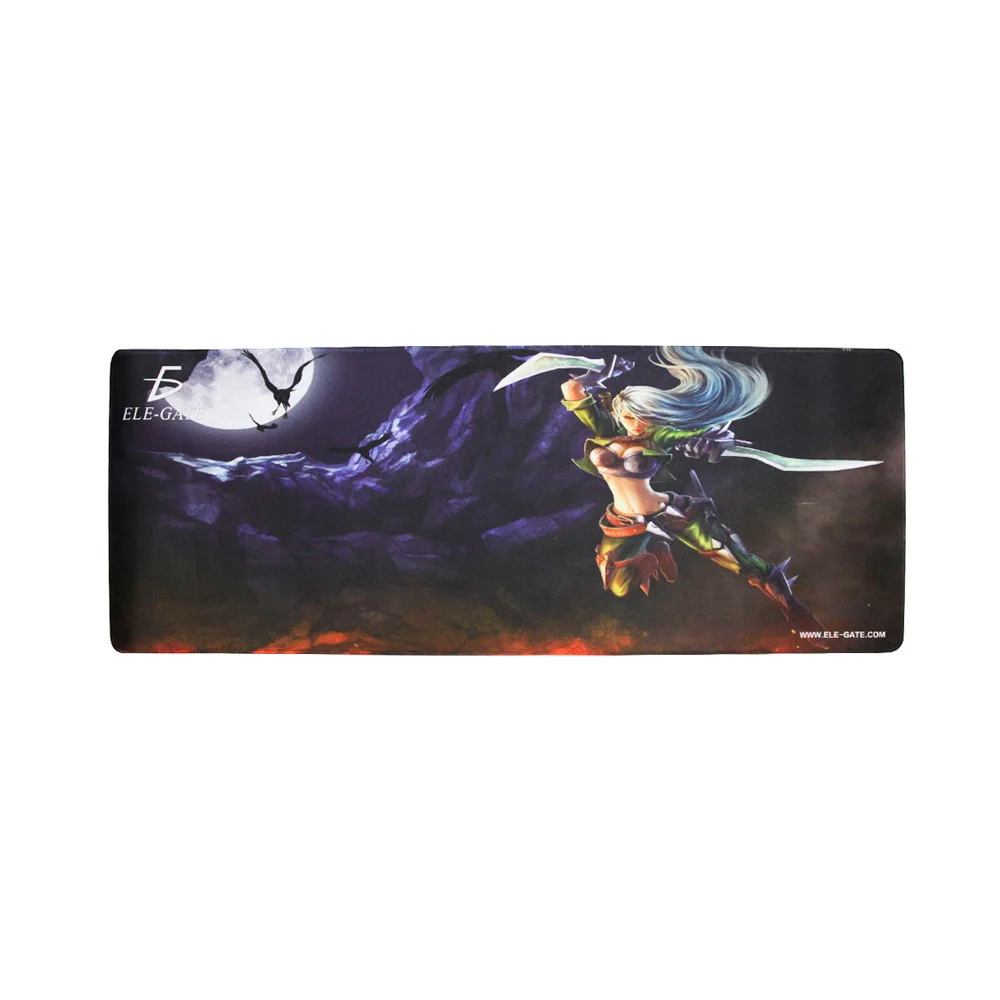 Mouse pad gamer con estampado de avatar de videojuegos, 80x30cm / sm.03.cike
