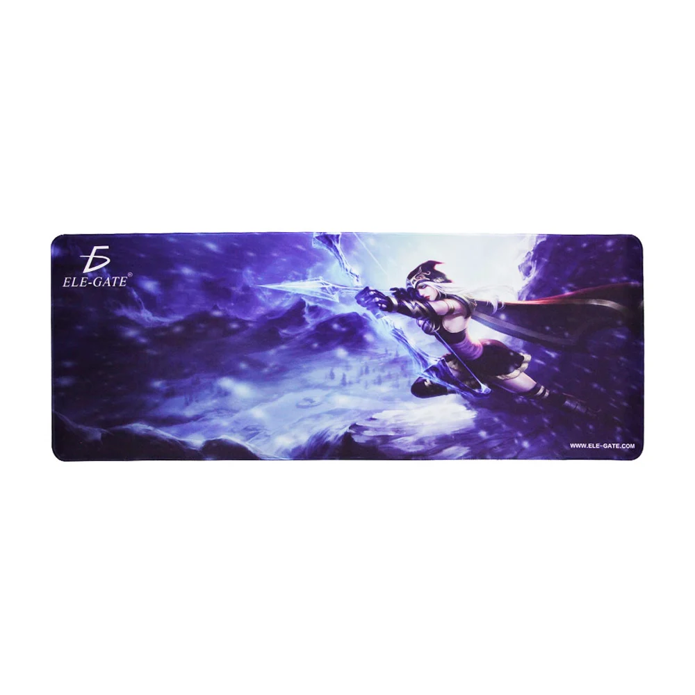 Mouse pad gamer con estampado de avatar de videojuegos, 80x30cm / sm.03.ice