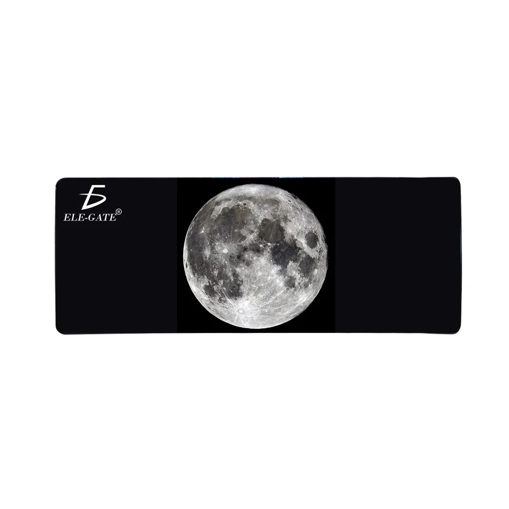 Mouse pad gamer con estampado de la luna, 80x30cm / sm.03.moon