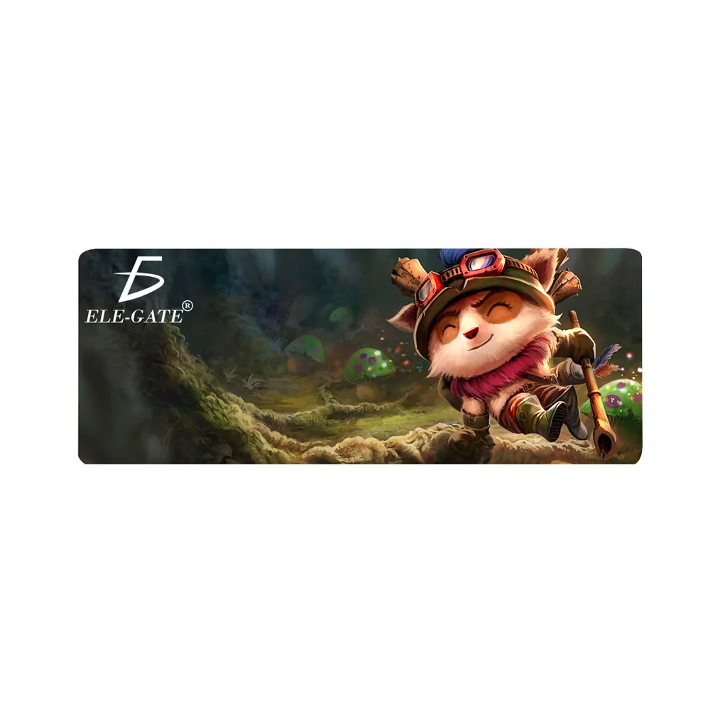 Mouse pad gamer con estampado de avatar de videojuego, 80x30cm / sm.03.timo