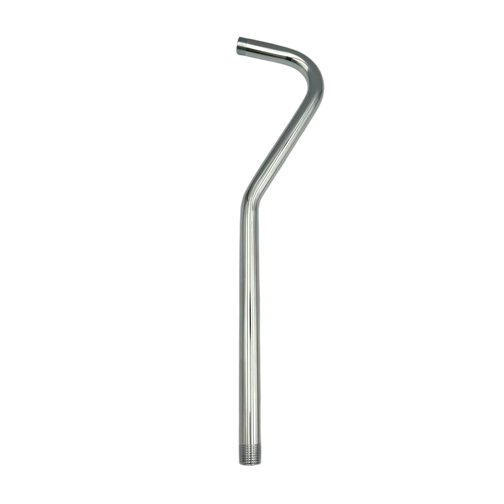 Brazo y chapetón solvex de acero inoxidable para regadera, 50cm / sp-51036-3