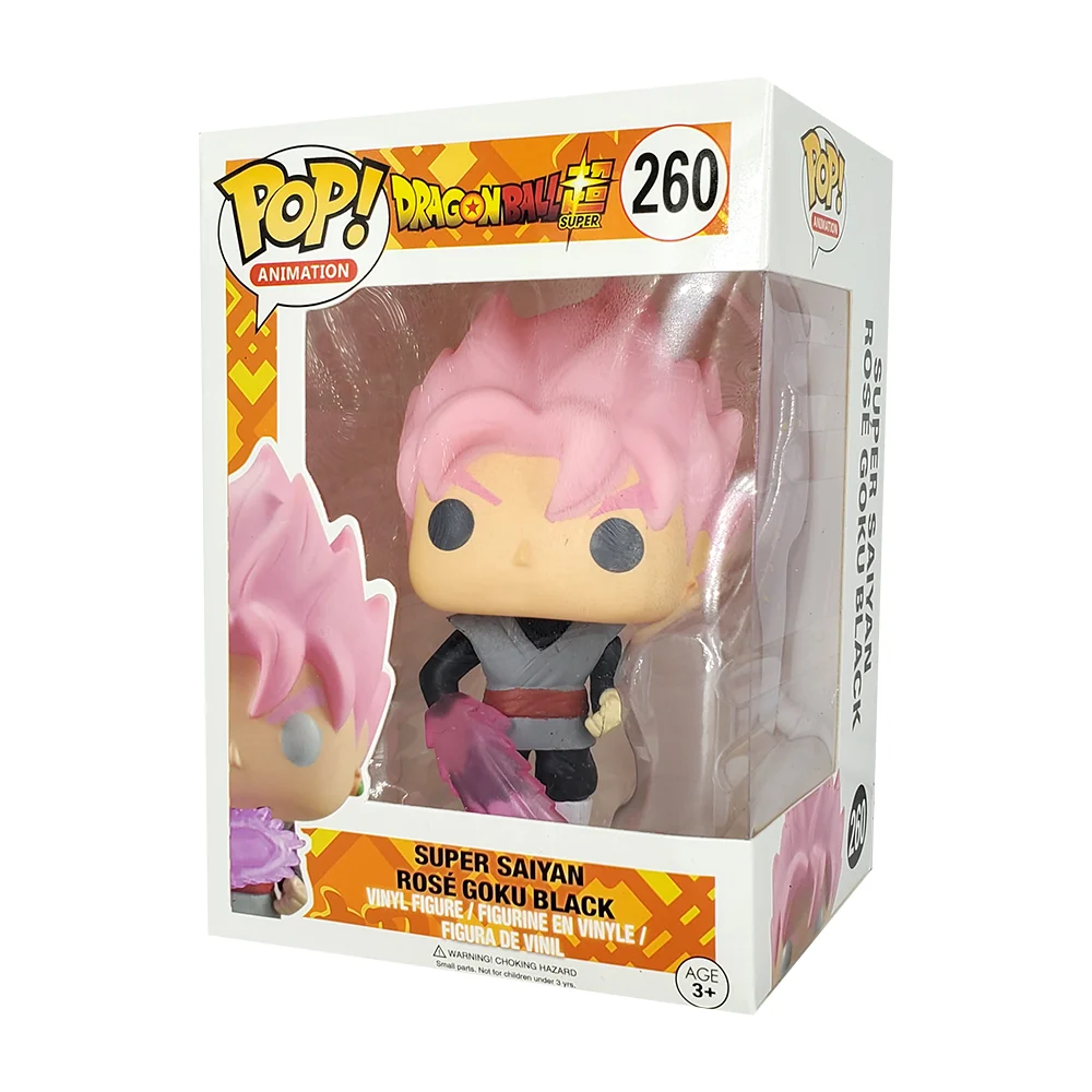 Funko pop #260 con diseño de super saiyan rose goku black dragon ball / 17326b