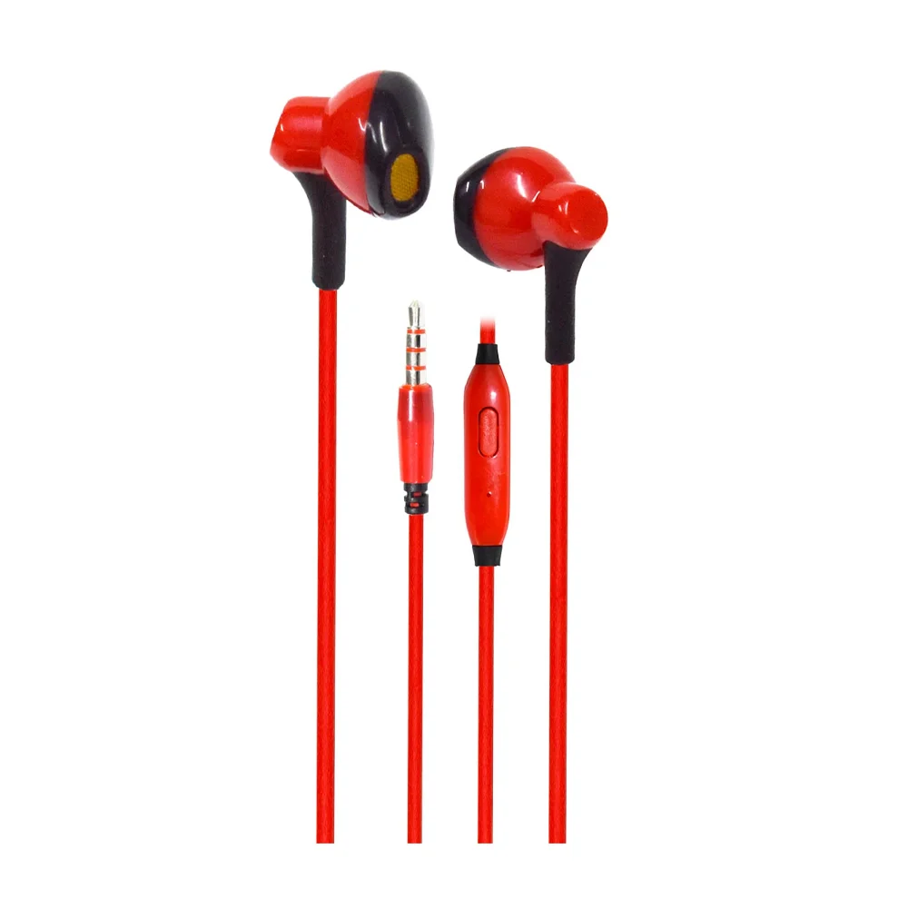 Audífonos alámbricos buytiti bicolor, con entrada jack 3.5 mm y micrófono, variedad de colores / st-210