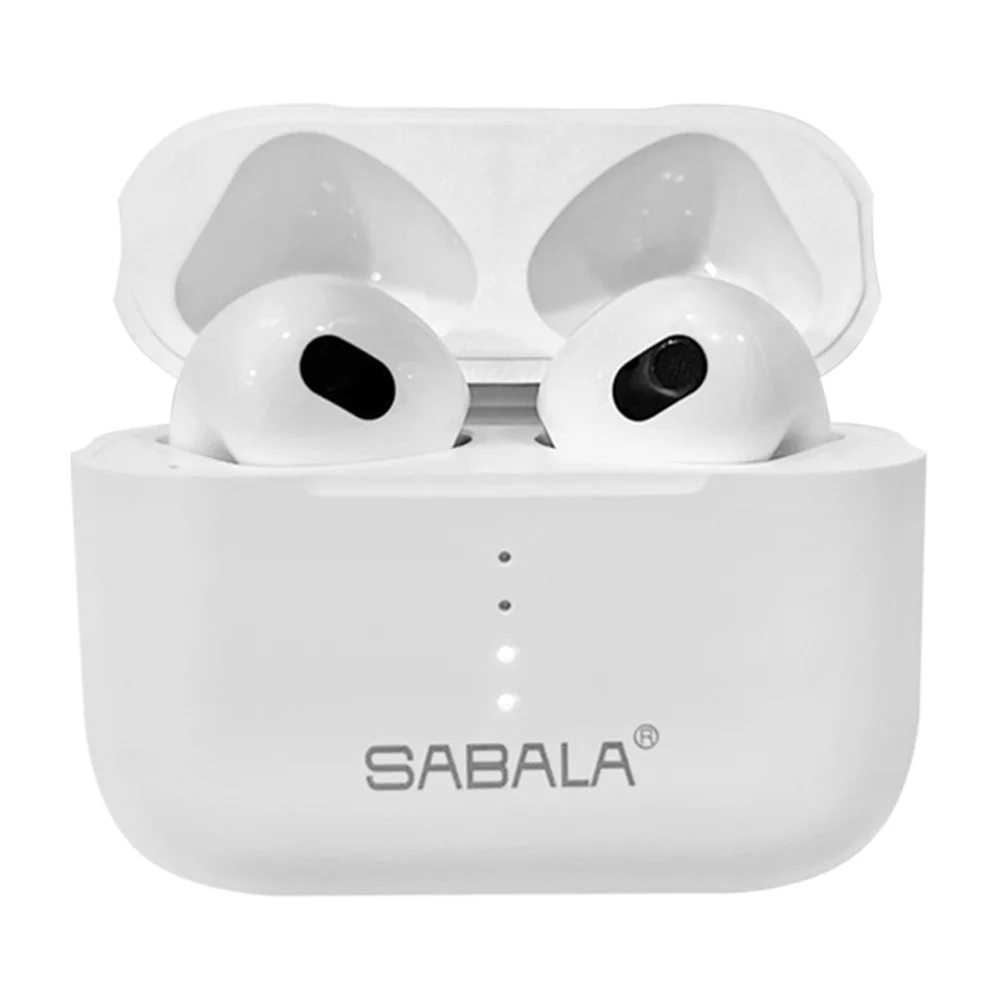 Audífonos inalámbricos sabala tipo earphones con estuche de carga e indicador led, variedad de colores / st-545