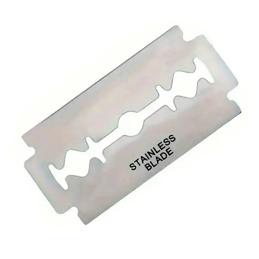 Paquete con 5 navajas cuchillas para afeitar de acero inoxidable / dordoo hq / k053