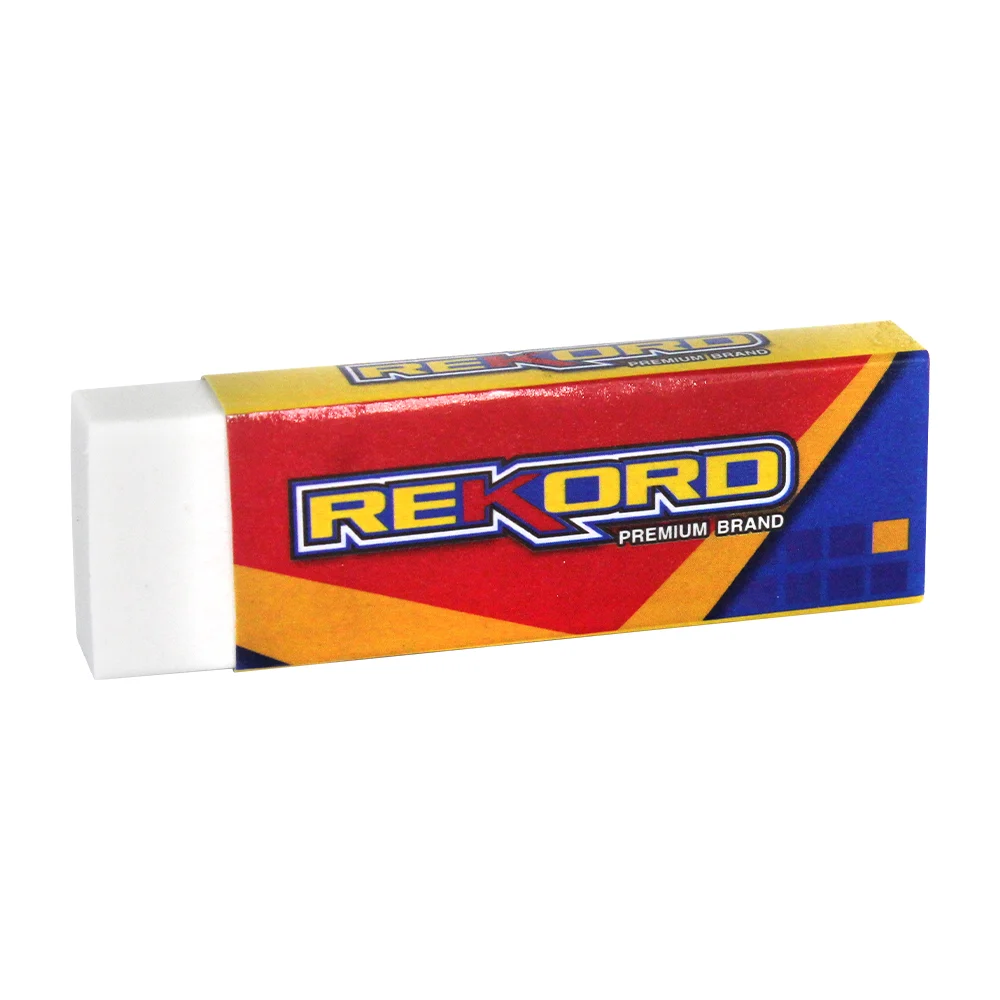 1pza Borrador rekord blanco de goma suave 6.7×2.1x1cm / 136814