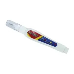1pza Lápiz corrector líquido rekord de color blanco 7ml / st42172