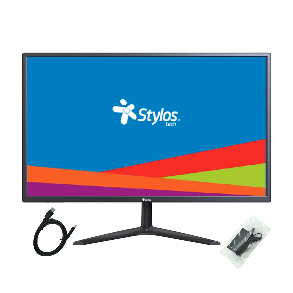 Monitor stylos de 18.5 pulgadas, resolución hd 1366x768, puertos hdmi-vga, 60hz y montaje vesa / stpmot1b