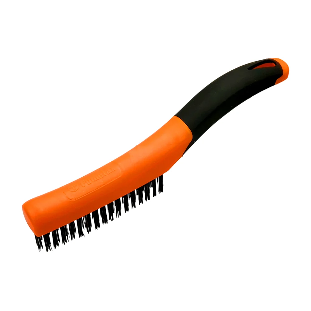 Cepillo de alambre fumetax para remover oxidación, pintura y residuos, 26cm / sw-32030601
