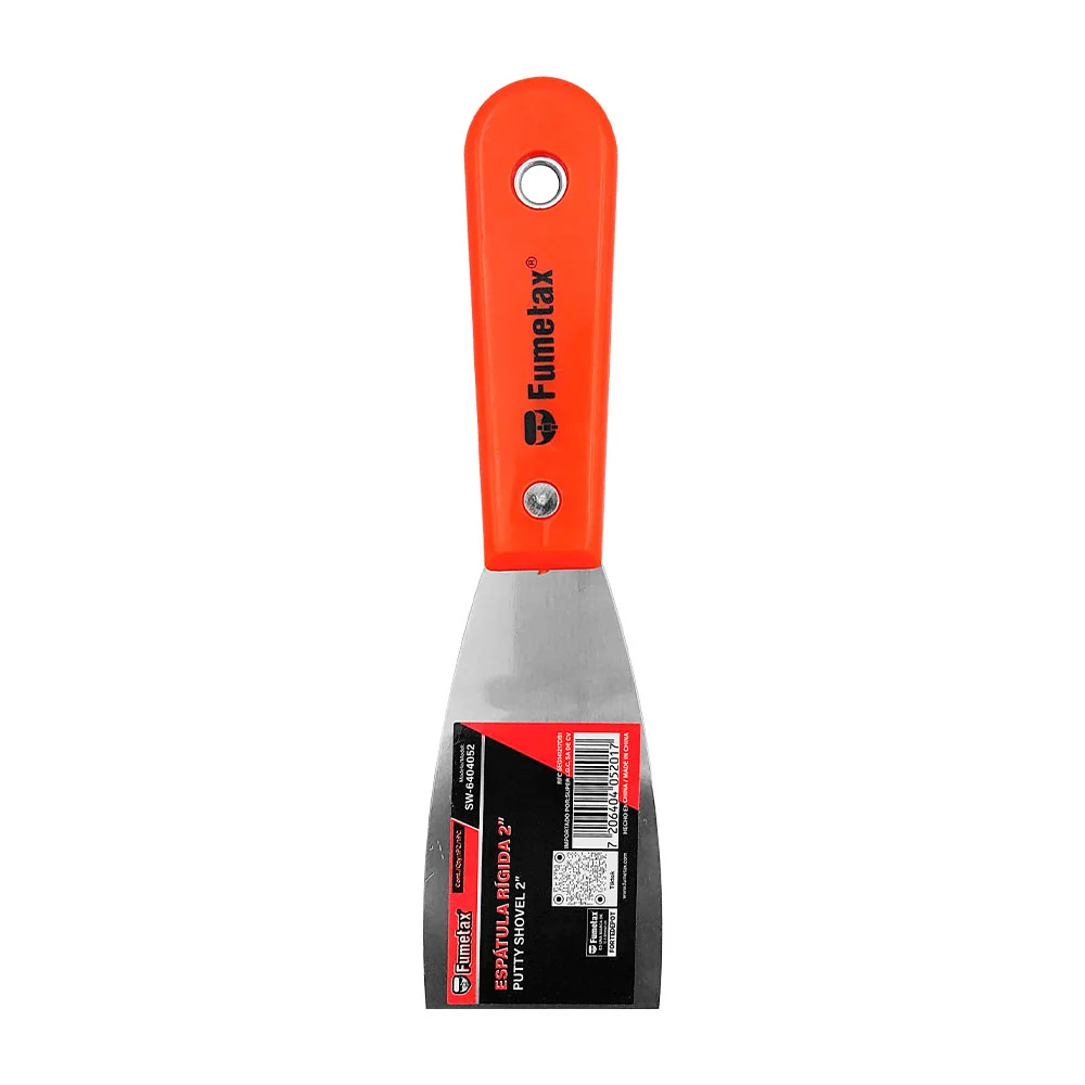 Espátula fumetax rígida con mango de plástico 2in / sw-6404052