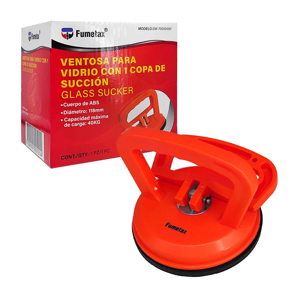 Ventosa fumetax de 118mm con copa de succión para vidrios / glass sucker / sw-700101001
