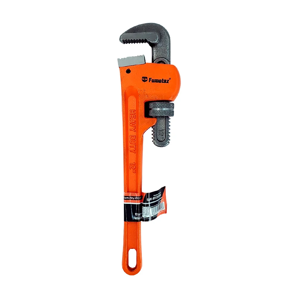 Llave inglesa profesional metálica fumetax de 12 pulgadas para tubo / sw-81121512