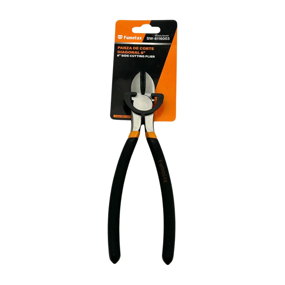 Pinzas de corte diagonal con mango antiderrapante, 8 pulgadas / fumetax / sw-8116003