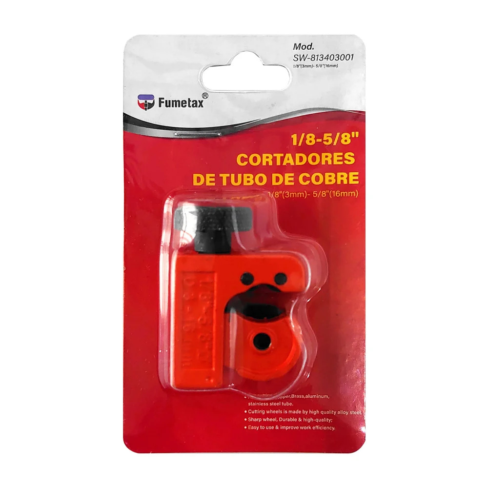 Cortador pequeño fumetax para tubos de cobre 1/8-5/8 pulgadas / sw-813403001