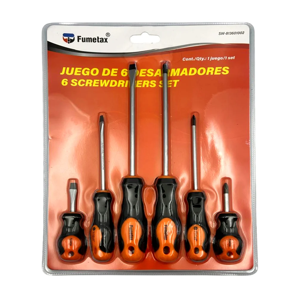 Juego 6 desarmadores fumetax de diferent...
