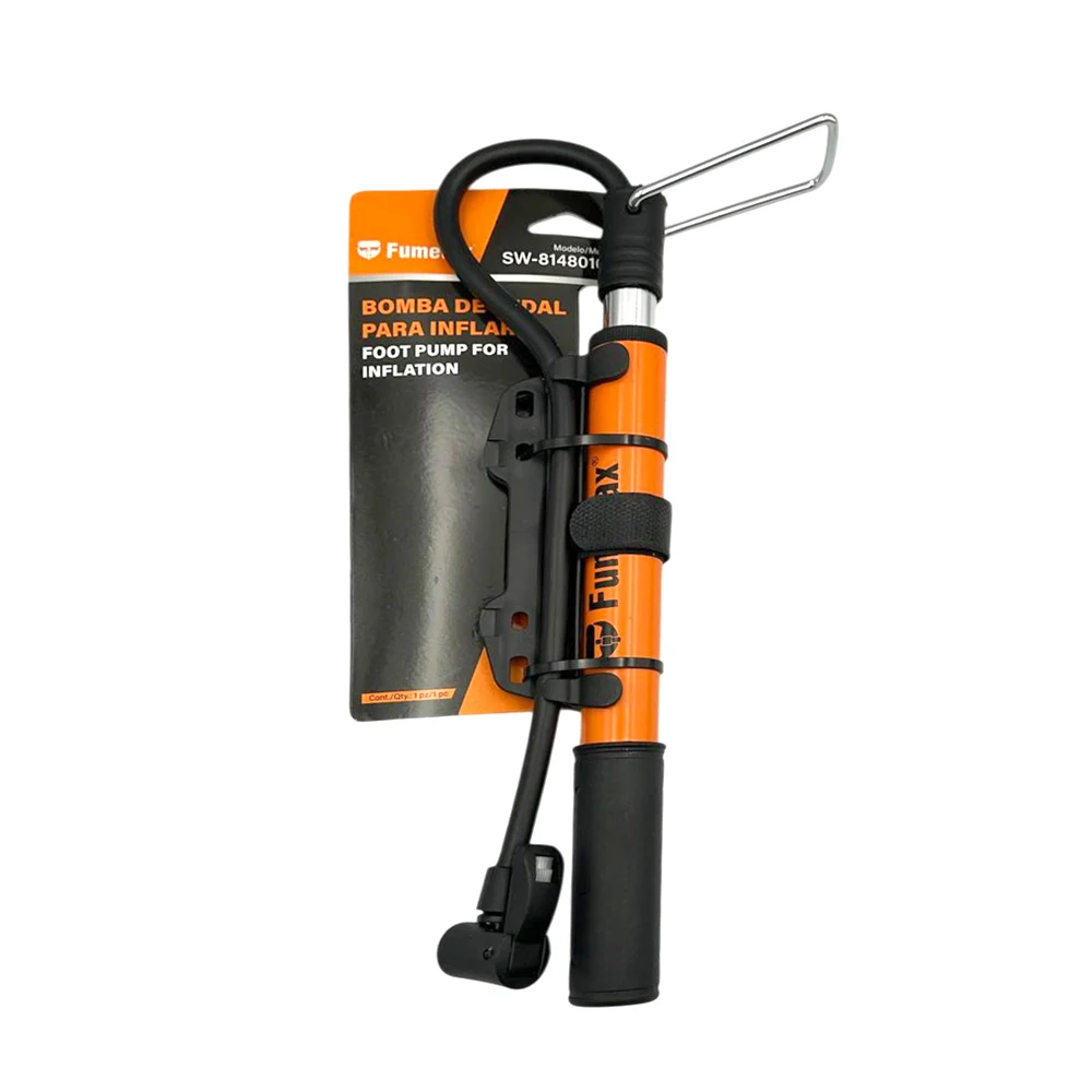 Bomba manual portátil multiusos de pedal para inflar, 35cm / fumetax / sw-81480105