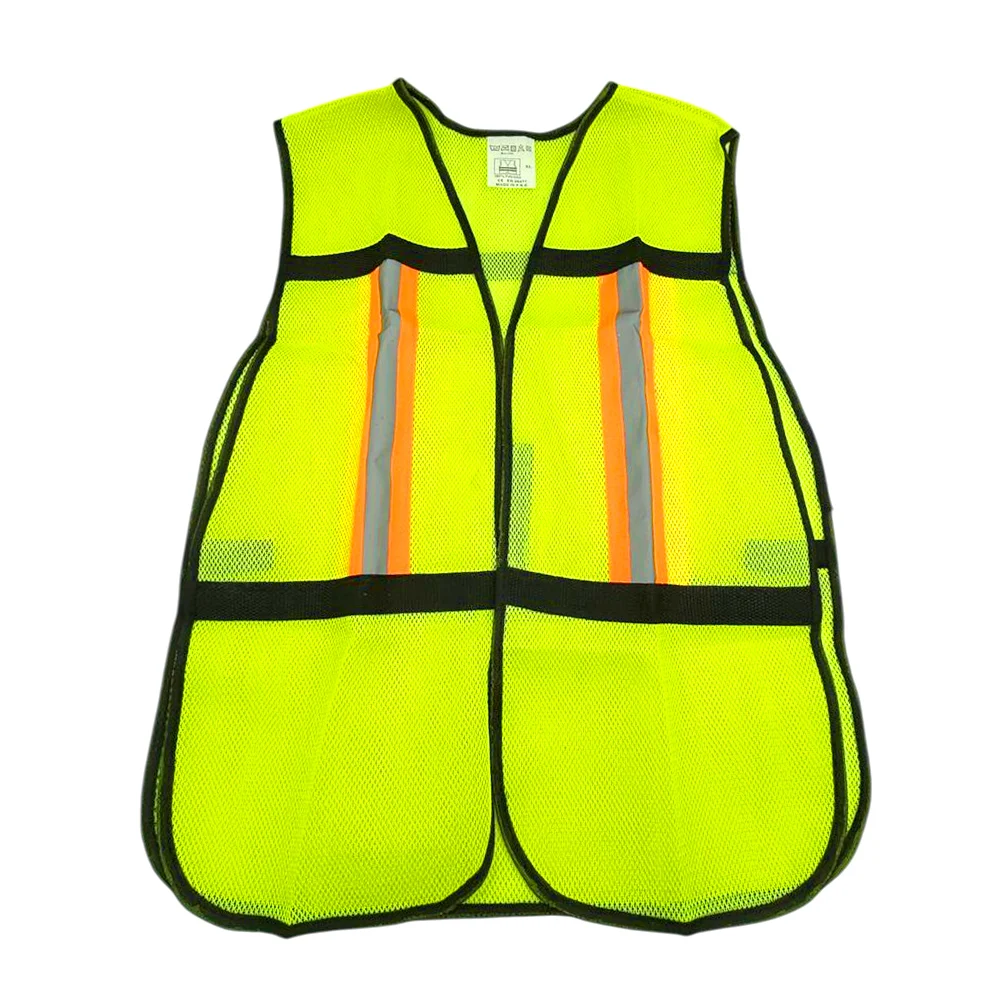 Chaleco de seguridad mallado fumetax con cintas reflejantes, talla xl / sw-8204007
