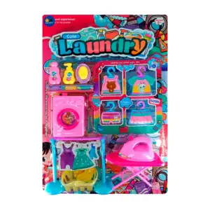Paquete cute laundry con accesorios de lavado y planchado de ropa, va…