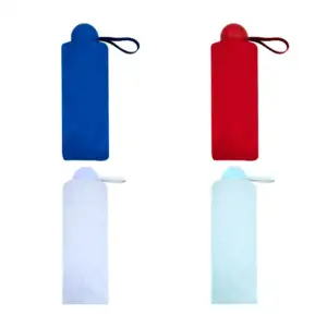Paraguas sombrilla ji dian de bolsillo plegable portátil color liso, …