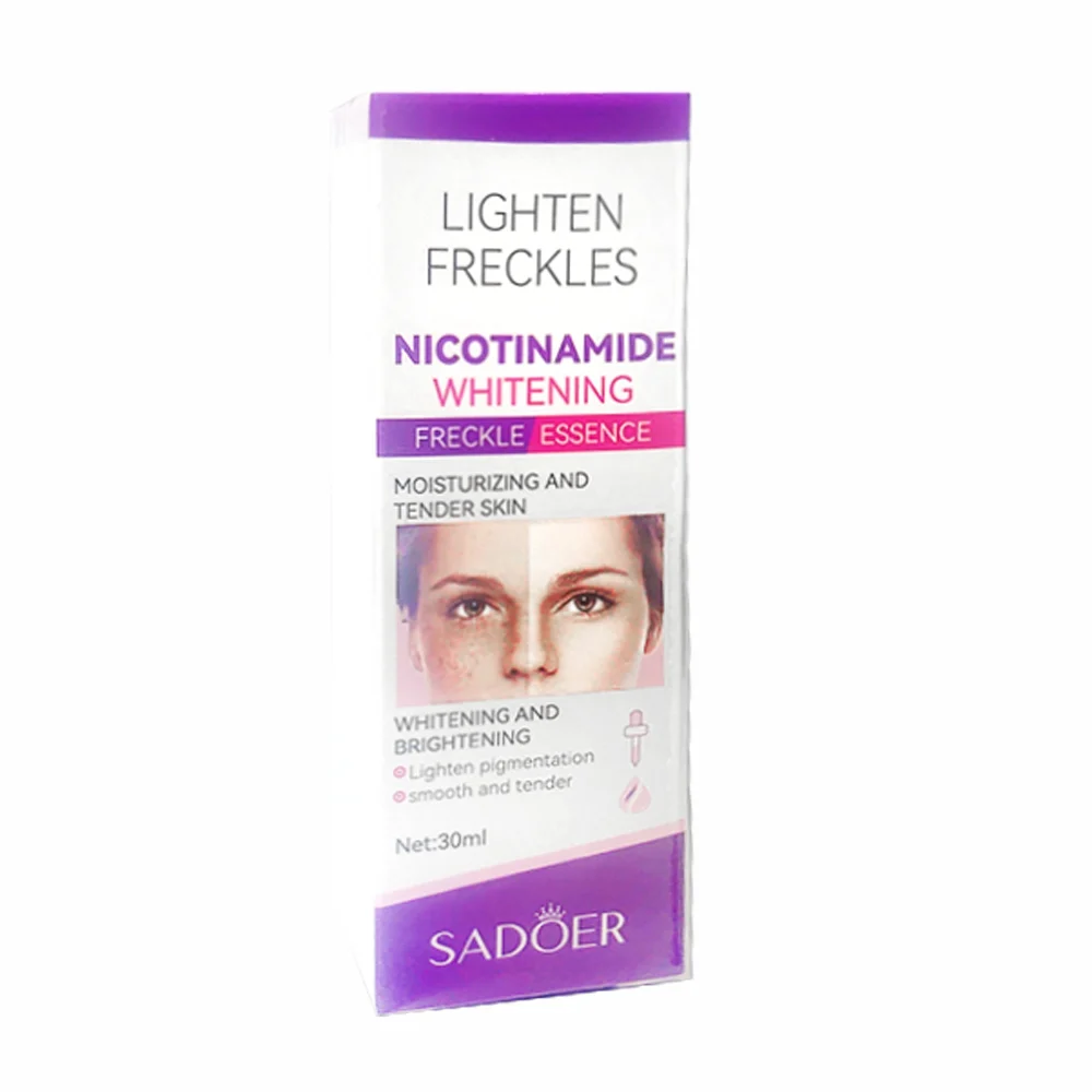 Suero facial blanqueador sadoer para reducir pecas con nicotinamida, 30ml / sd80168