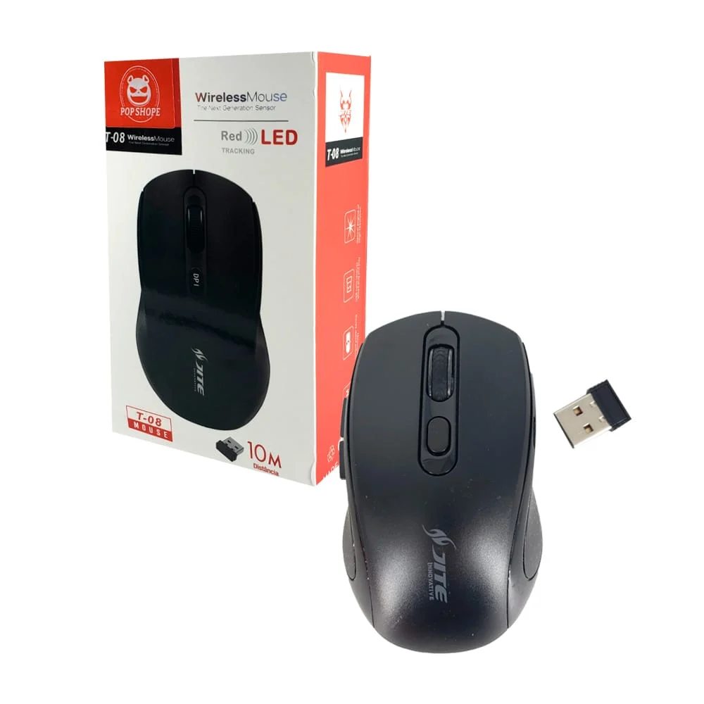 Mouse inalámbrico pop shope 10m de distancia jite / t08-150