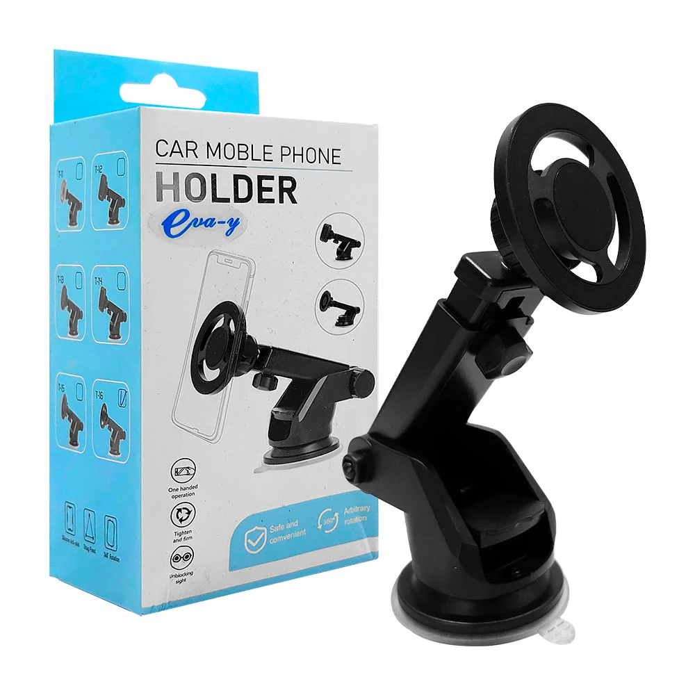 Soporte magnético de teléfono con chupón adhesivo para coche / car moble phone holder / t-16
