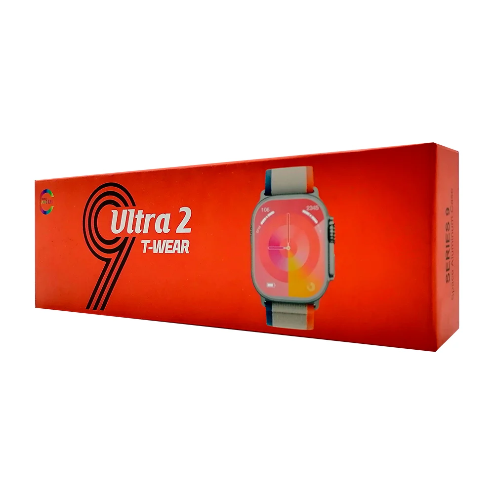 Smart watch reloj inteligente series 9 ultra 2 t-wear con correa de plástico y cargador magnético, variedad de colores / t-202-3