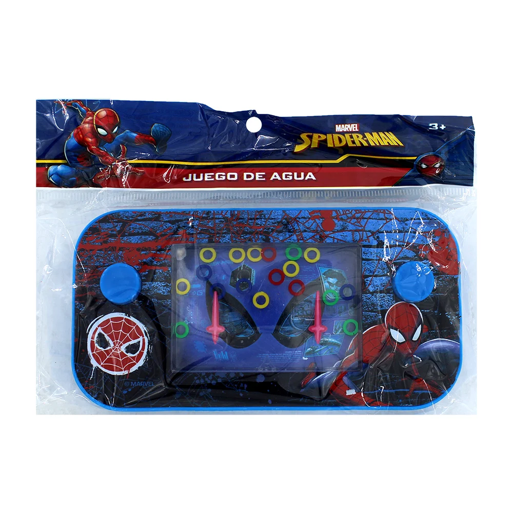 Juego de agua en forma de consola con botones y diseño de superheroes de marvel, variedad de diseños / t372162