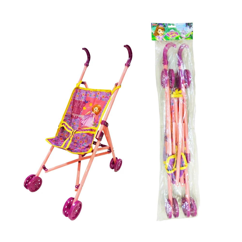 Carriola chica de juguete para niña con diseño de princesita sofia / t378792