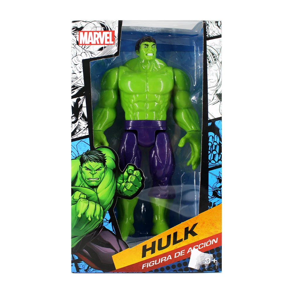 Figura coleccionable de acción articulada en forma de hulk / Marvel / t378854-24