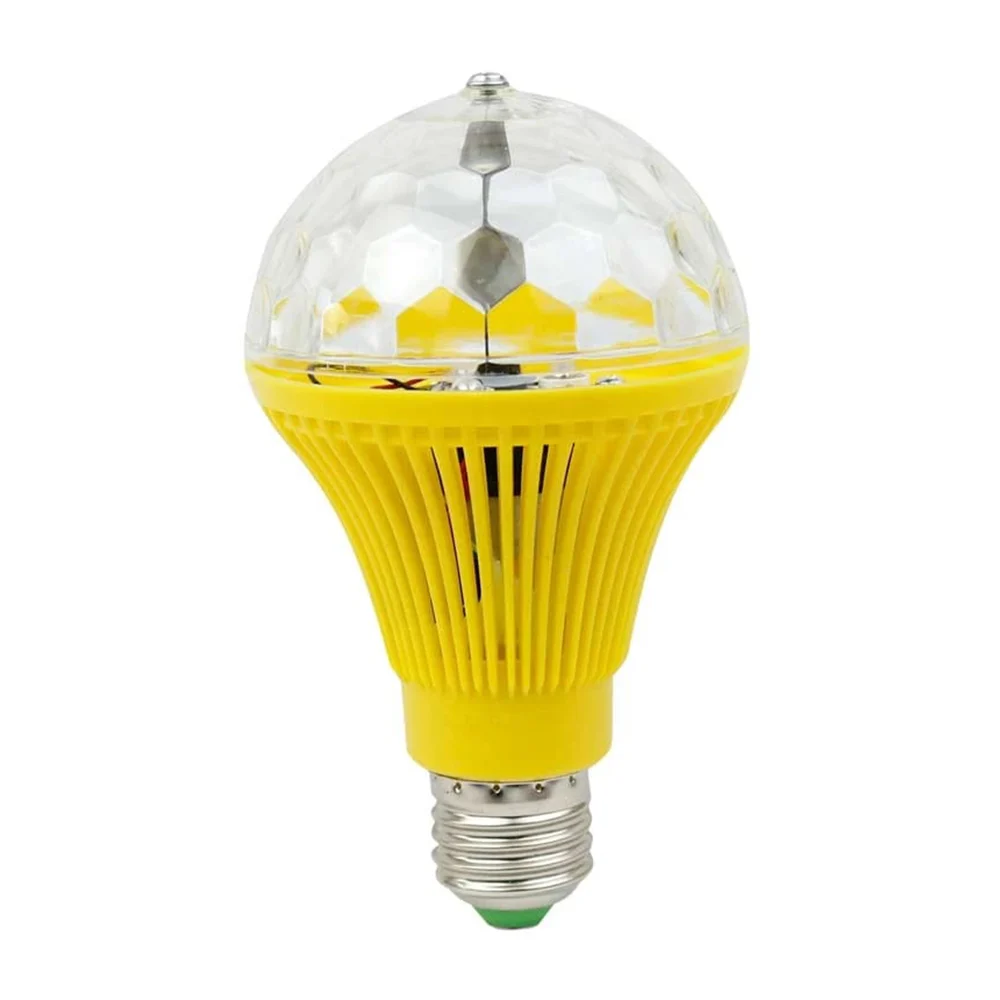 Foco led giratorio para fiesta con proyector de bolitas, variedad de colores / color rotating lamp