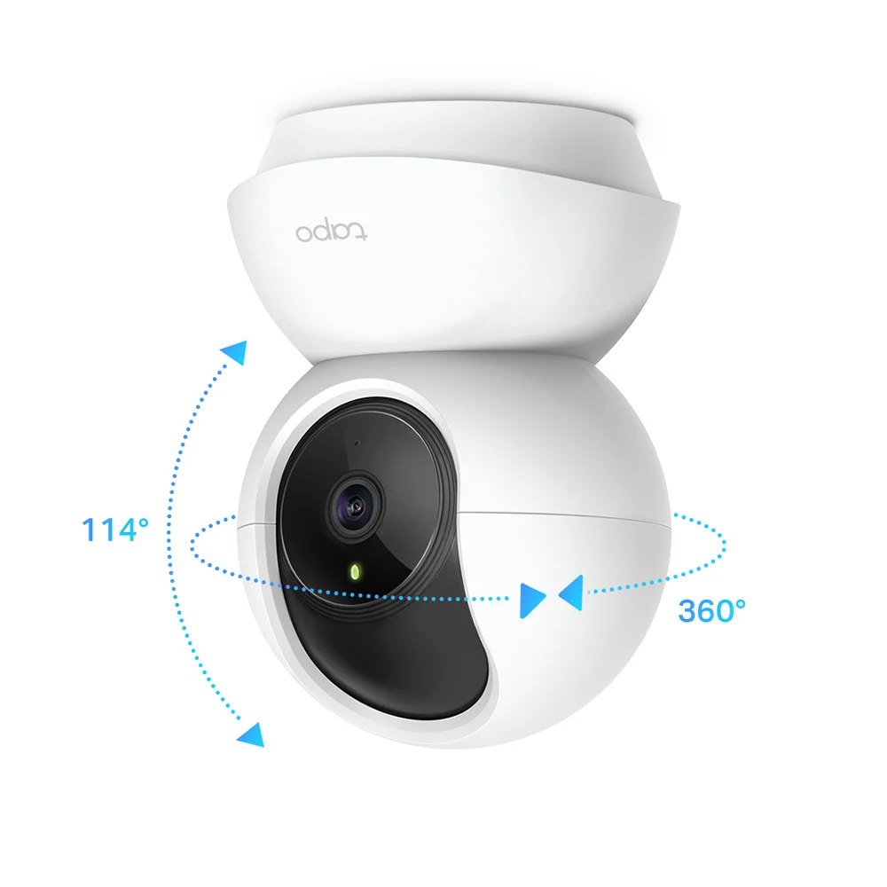 Cámara de seguridad wi-fi tapo con calidad 1080p, full hd / c200