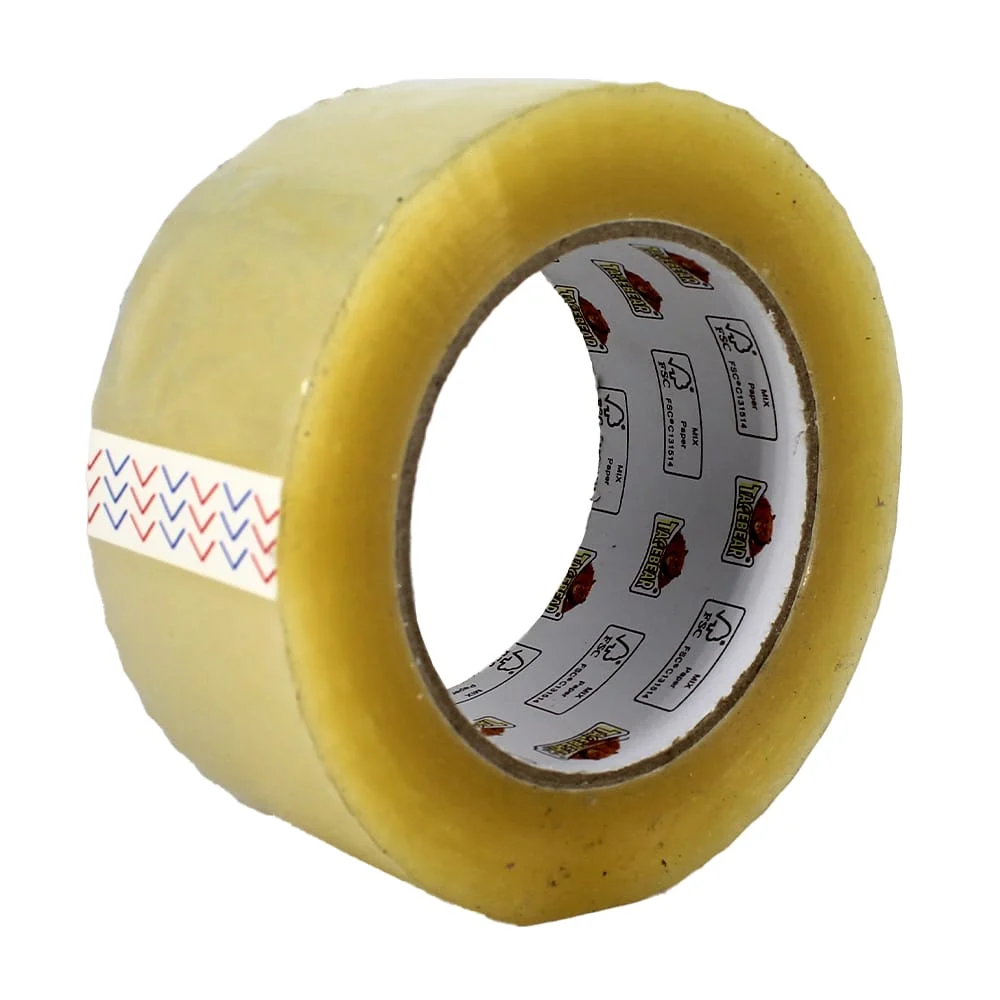 Cinta adhesiva grande transparente tapebear miz paper con ancho de 50mm / tb-38150t