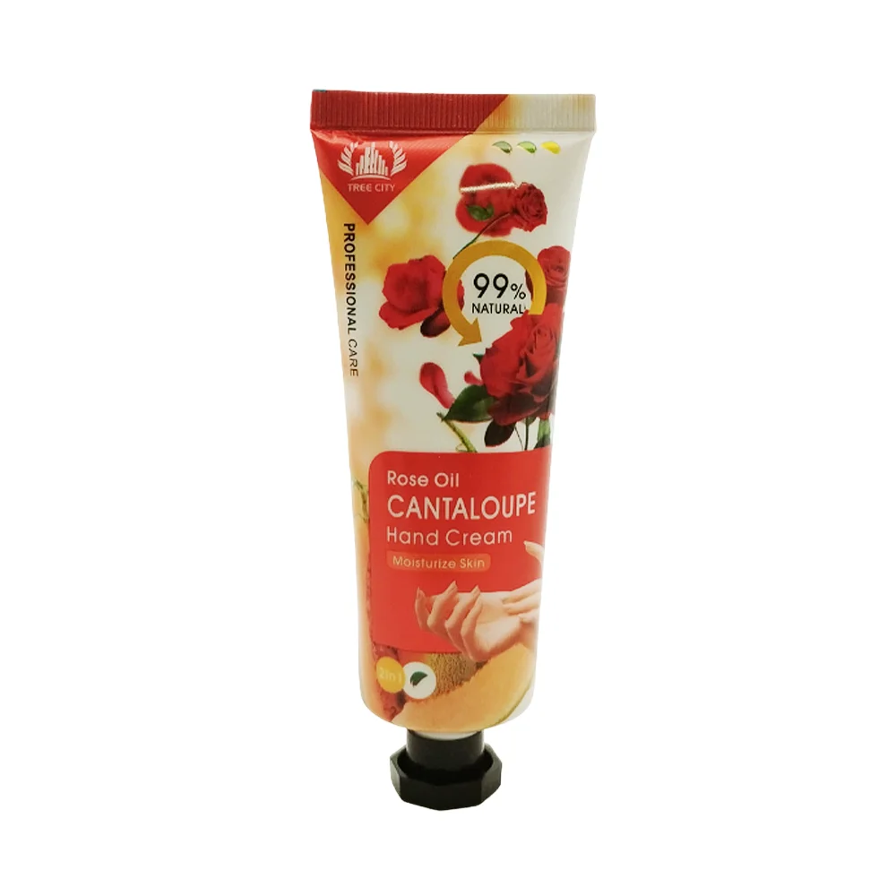 Crema hidratante 2 en 1 para manos con extracto de melón y aceite de rosas 80g