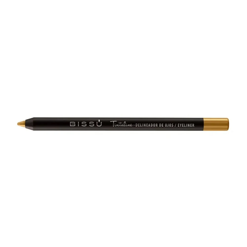 1pza Delineador tiltante bissú para ojos, tono 09 dorado / 266809