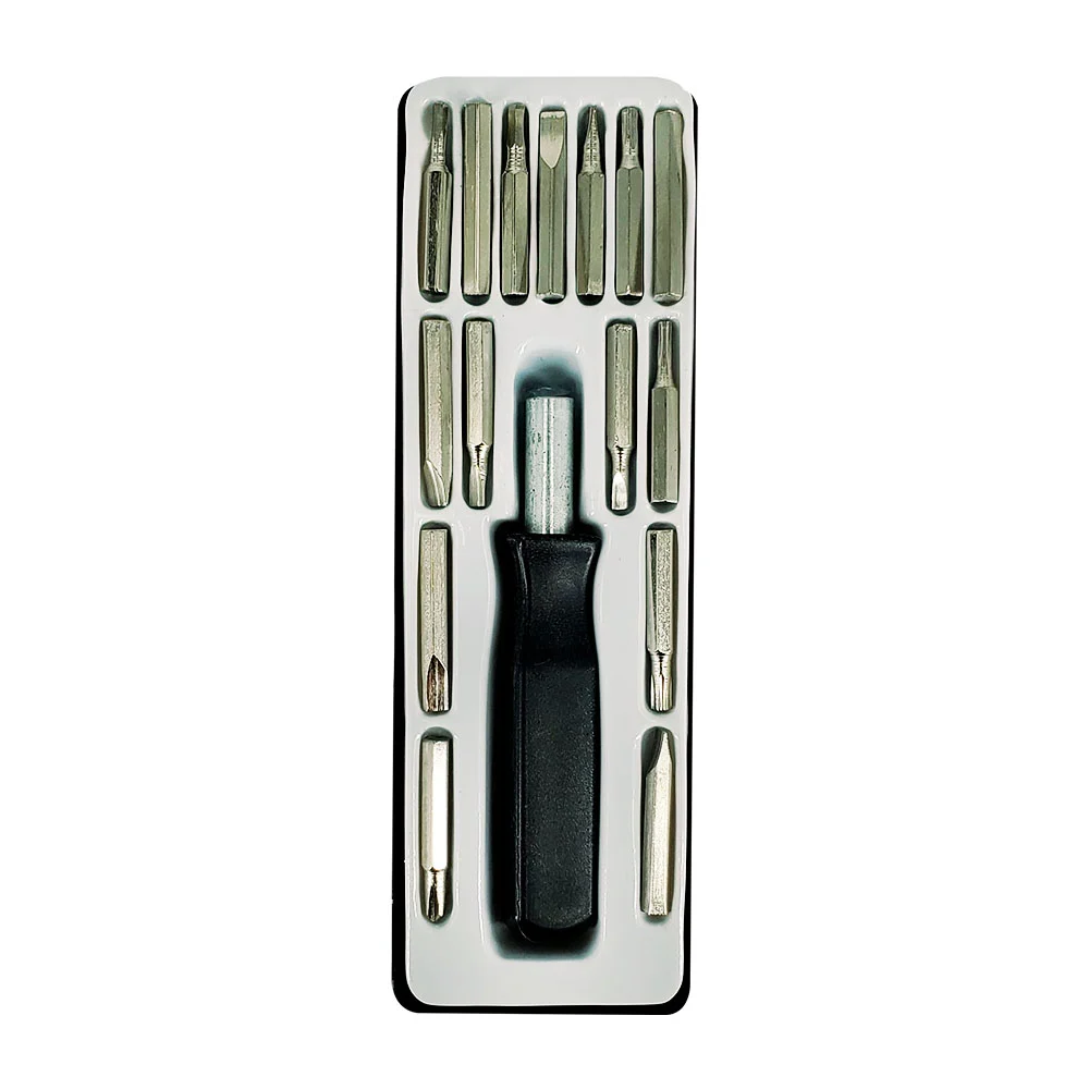 Estuche con destornillador multifuncional + 15 puntas intercambiables / jackly / tl39743