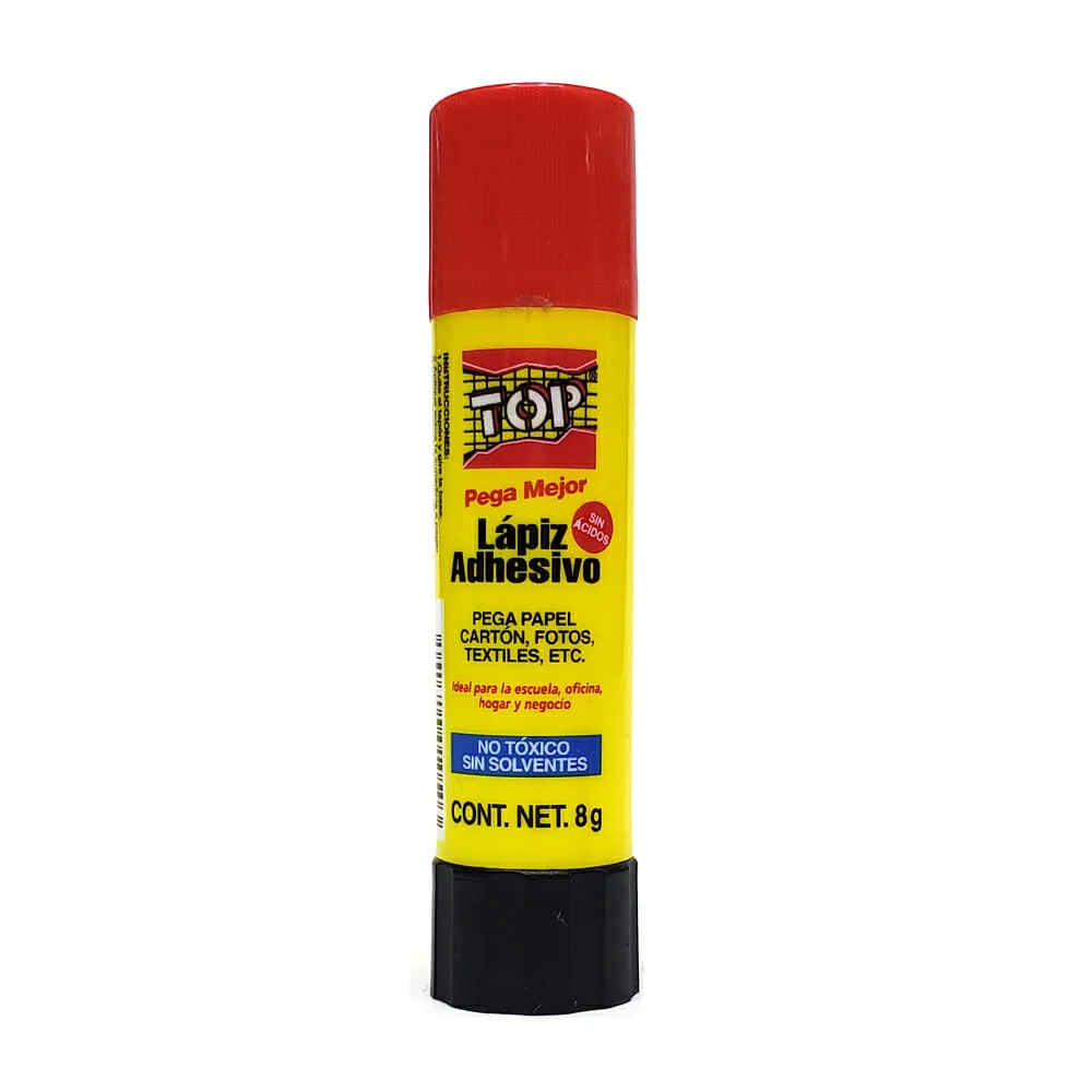 1pza Pegamento lápiz adhesivo chico top, 8g