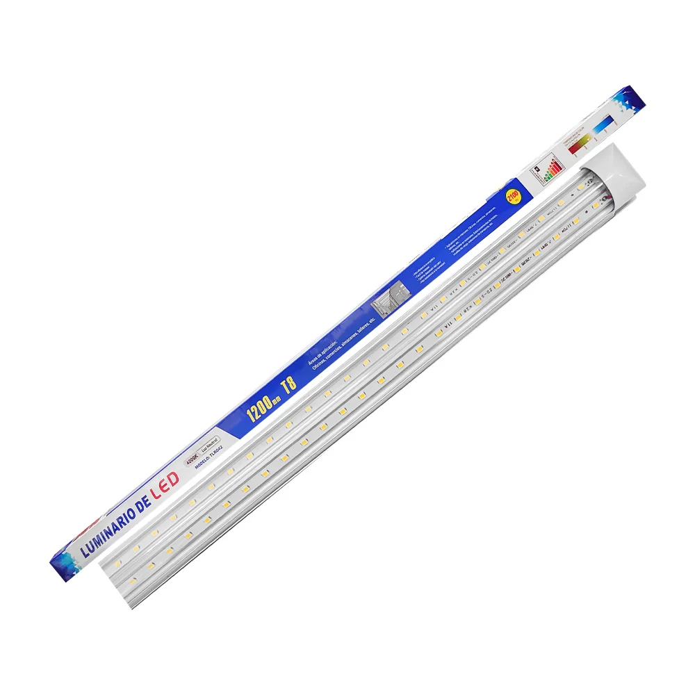 Regleta / luminario led t8 con luz neutral, consumo de 30 watts y longitud de 1200 mm / t8w30c02