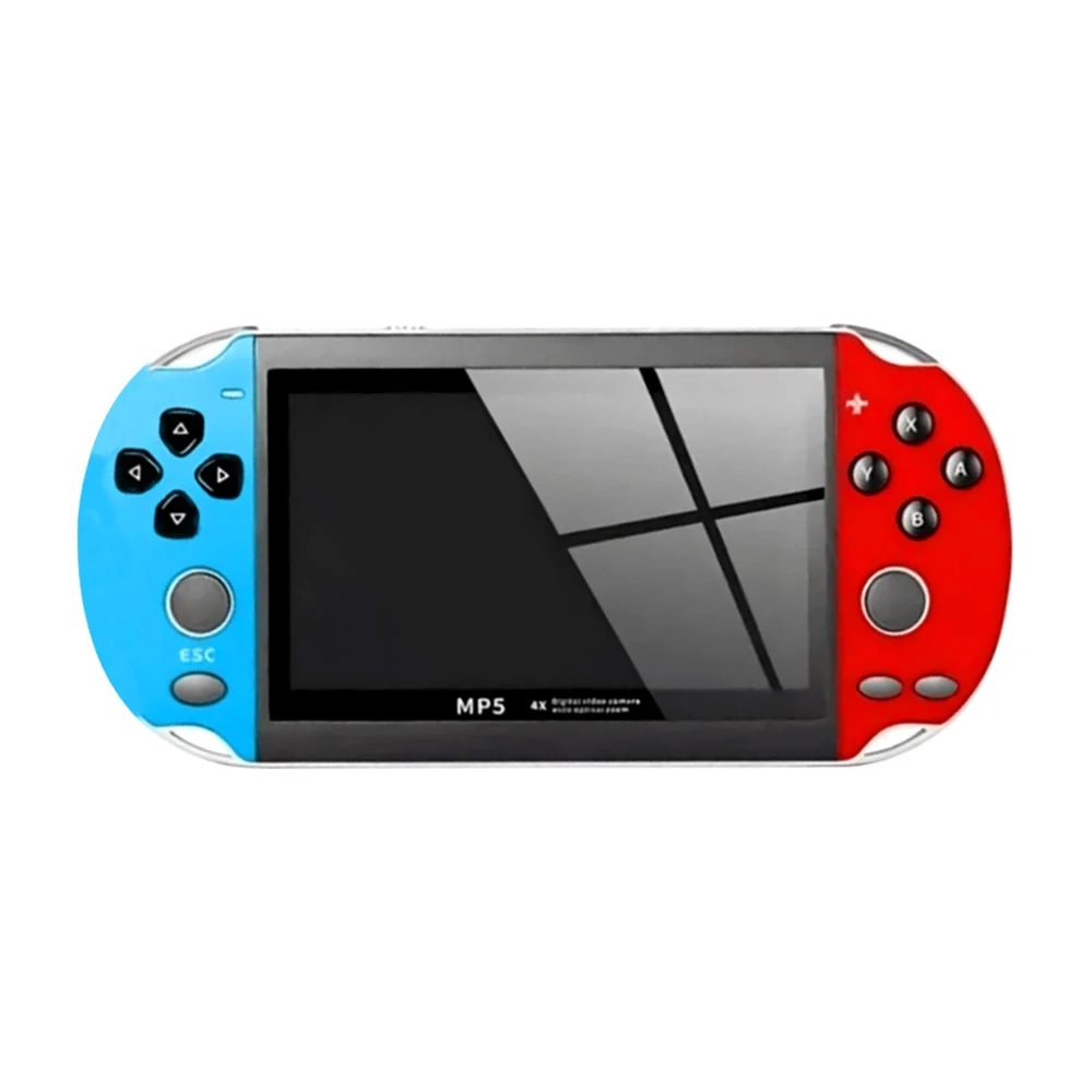 Consola portátil de 64gb, mp5 4x digital con juegos clásicos retro y pantalla de 4.3 pulgadas hd, variedad de colores